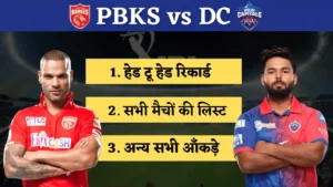 Read more about the article PBKS vs DC Head to Head : पंजाब किंग्स (PBKS) बनाम दिल्ली कैपिटल्स (DC) हेड टू हेड रिकाॅर्ड