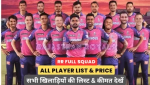 Read more about the article Rajasthan Royals RR Squad 2024 in Hindi : राजस्थान रॉयल्स खिलाड़ी 2024 लिस्ट